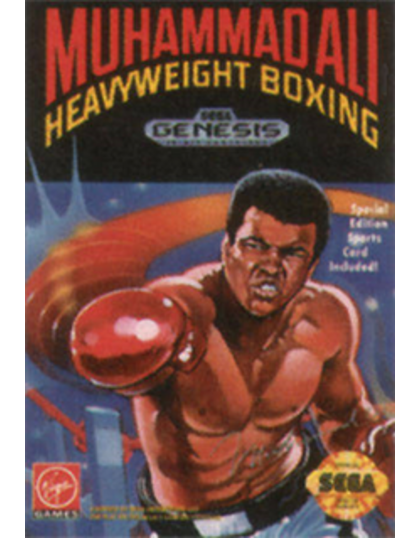 Sega Genesis Muhammad Ali Heavyweight Boxing (Used, Cart Only, Cosmetic Damage)