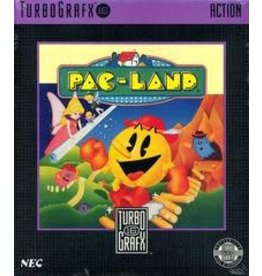 Turbografx 16 Pac-Land (Jewel Case & Manual, Damaded Cart Label)