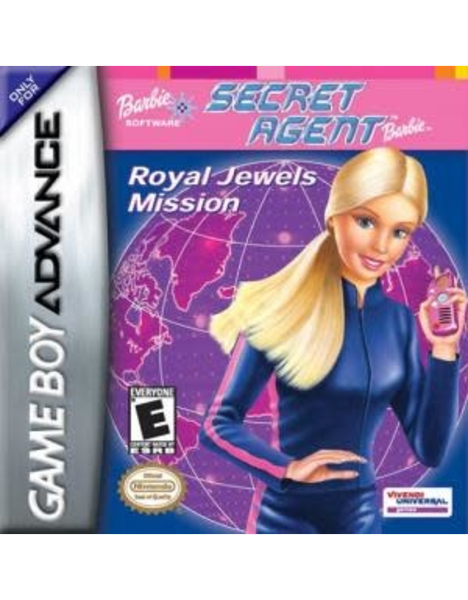 Game Boy Advance Barbie Secret Agent Barbie (Damaged Label)