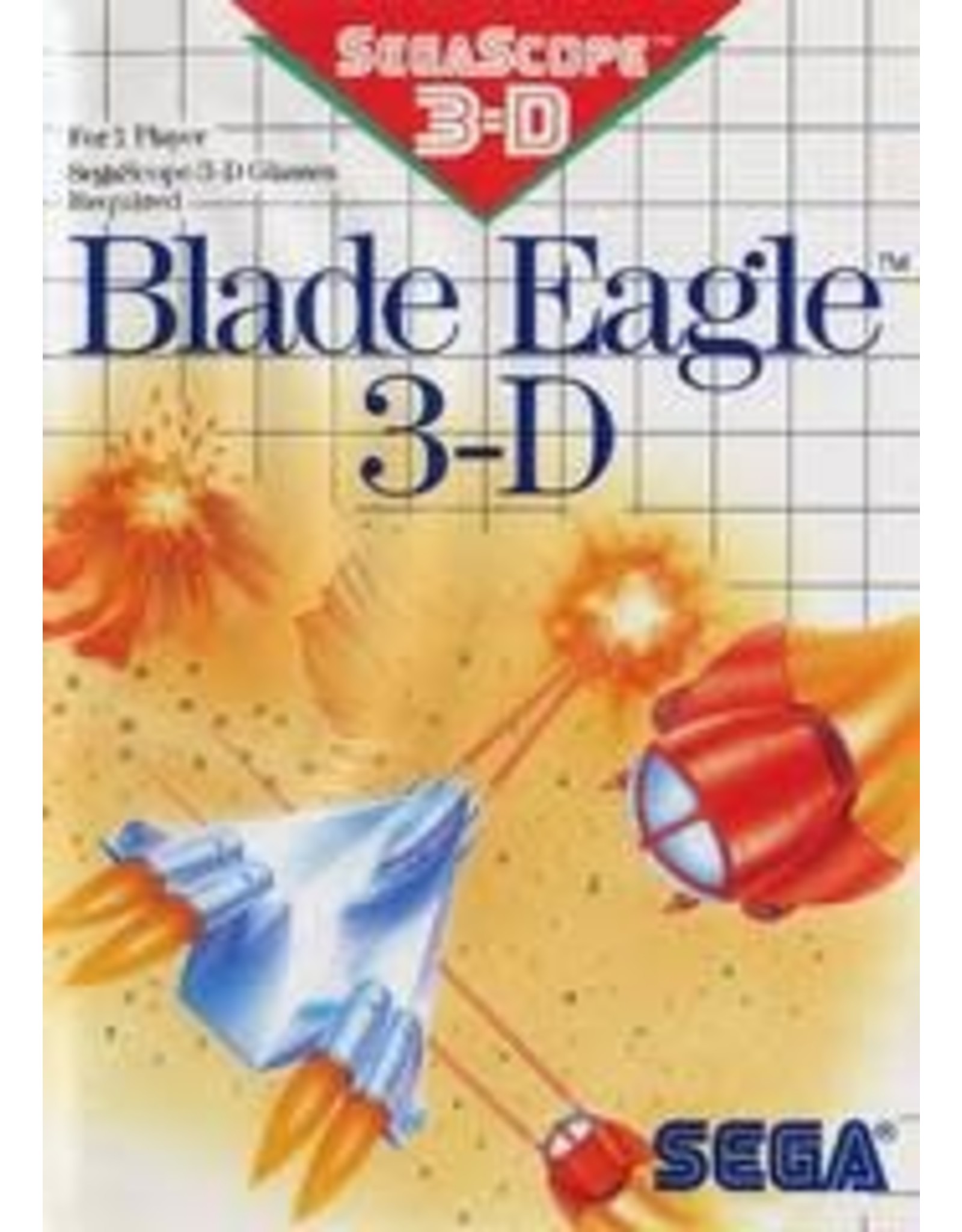 Sega Master System Blade Eagle 3D (Cart only)