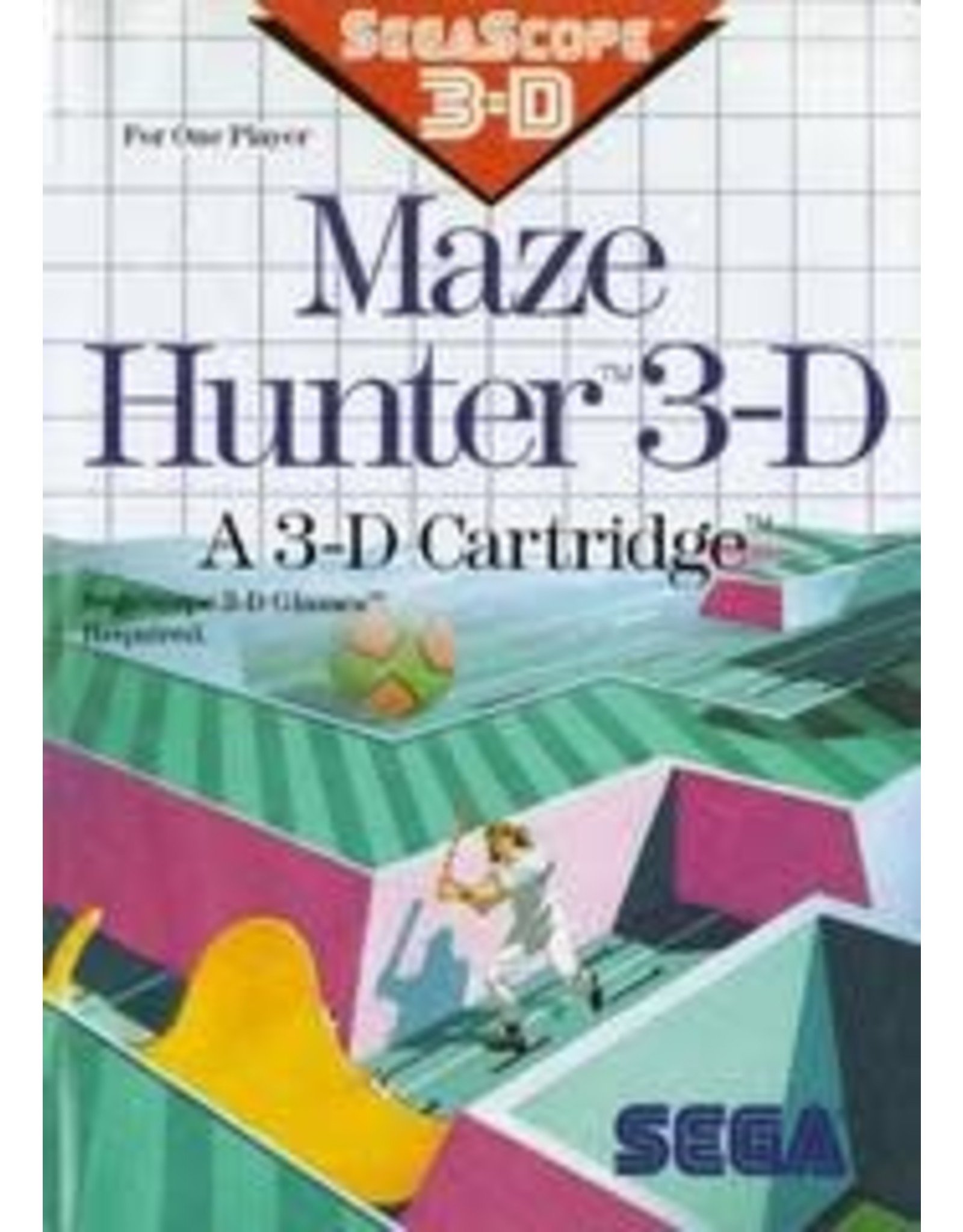 Sega Master System Maze Hunter 3D (Cart Only)