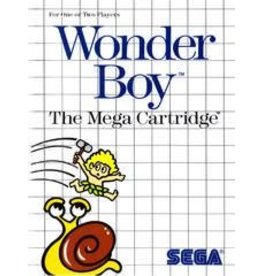 Sega Master System Wonder Boy (Cart Only, Damaged Label)