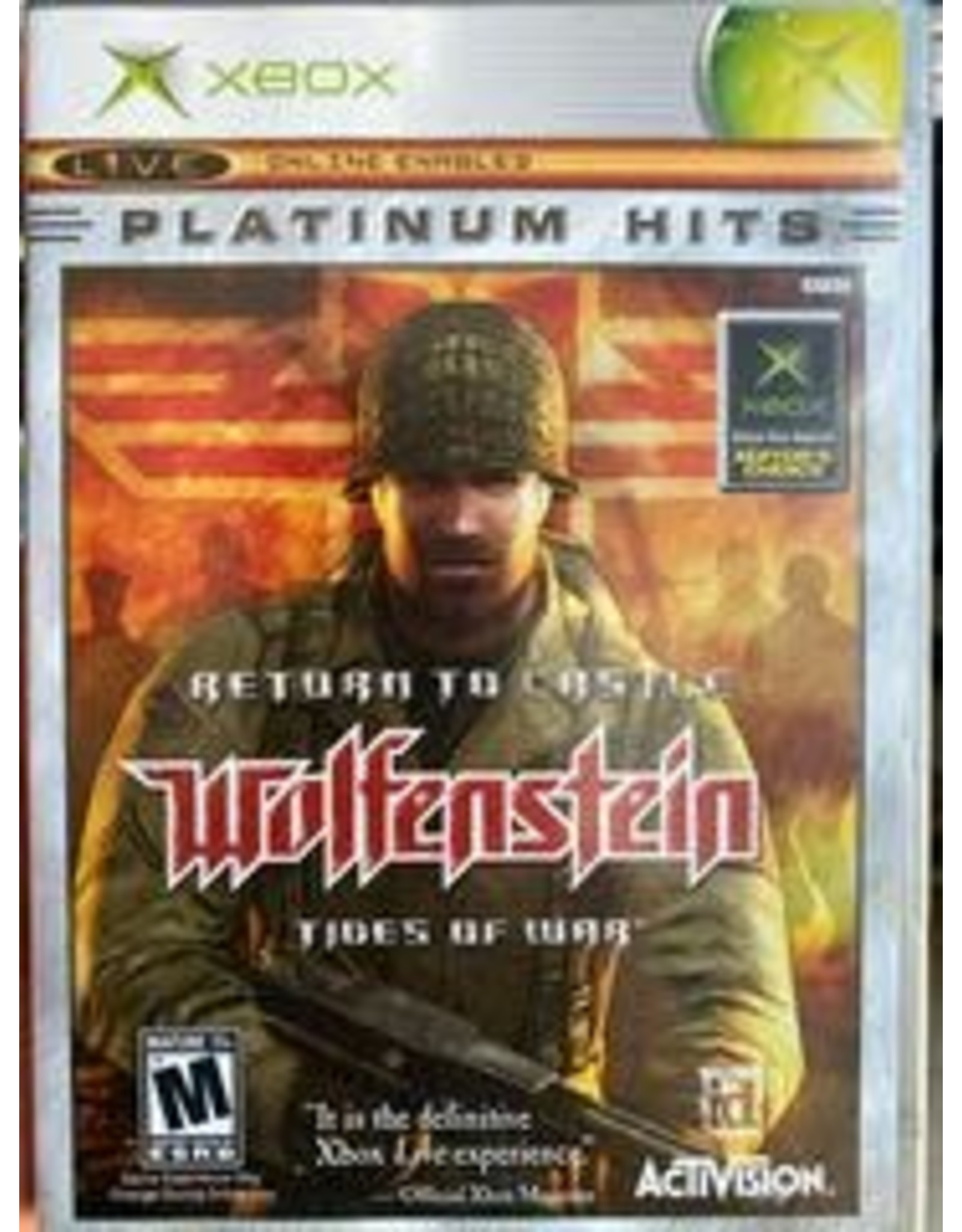 Xbox Return to Castle Wolfenstein (Platinum Hits, CiB)
