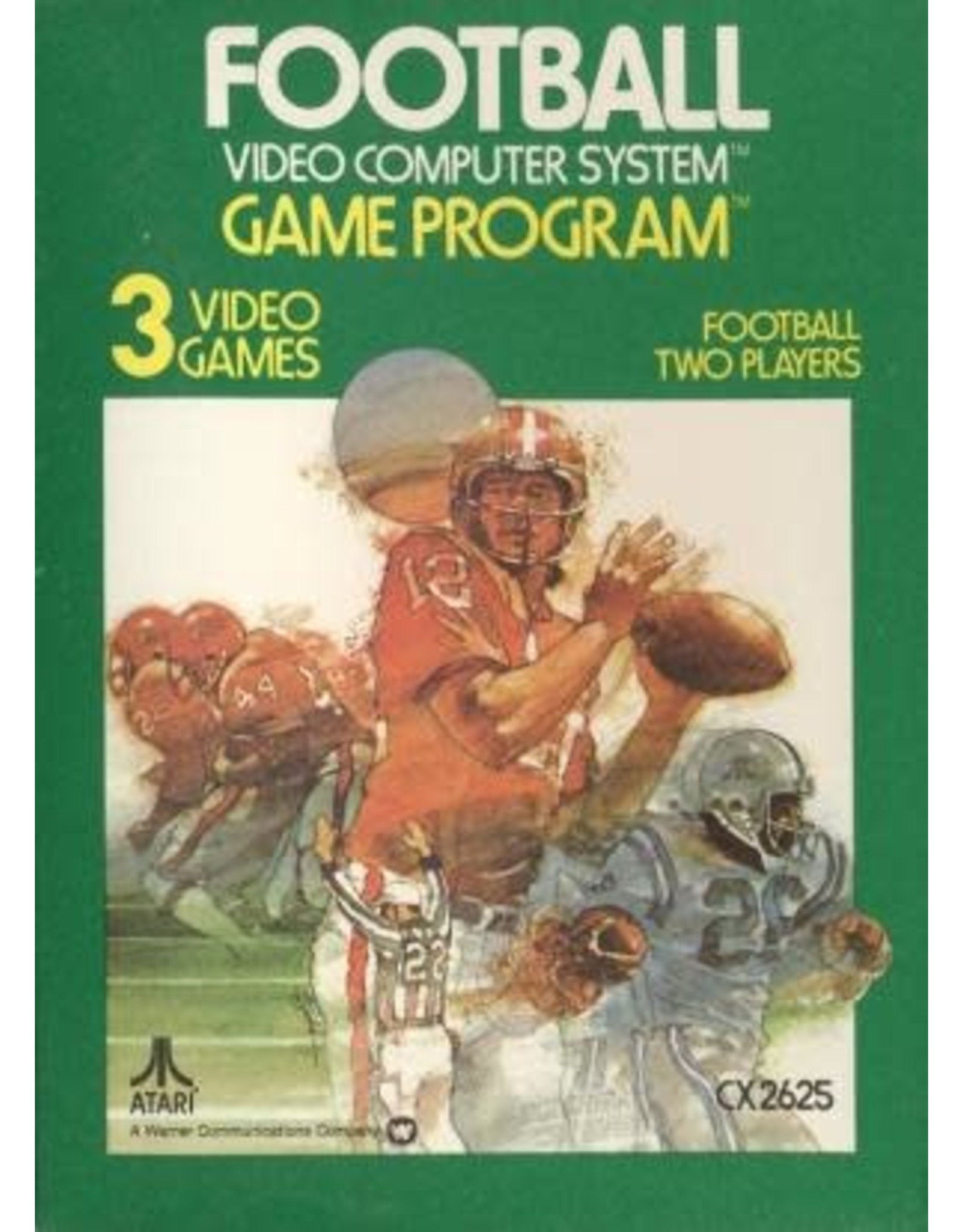Atari 2600 Football (Cart Only, Text Label)