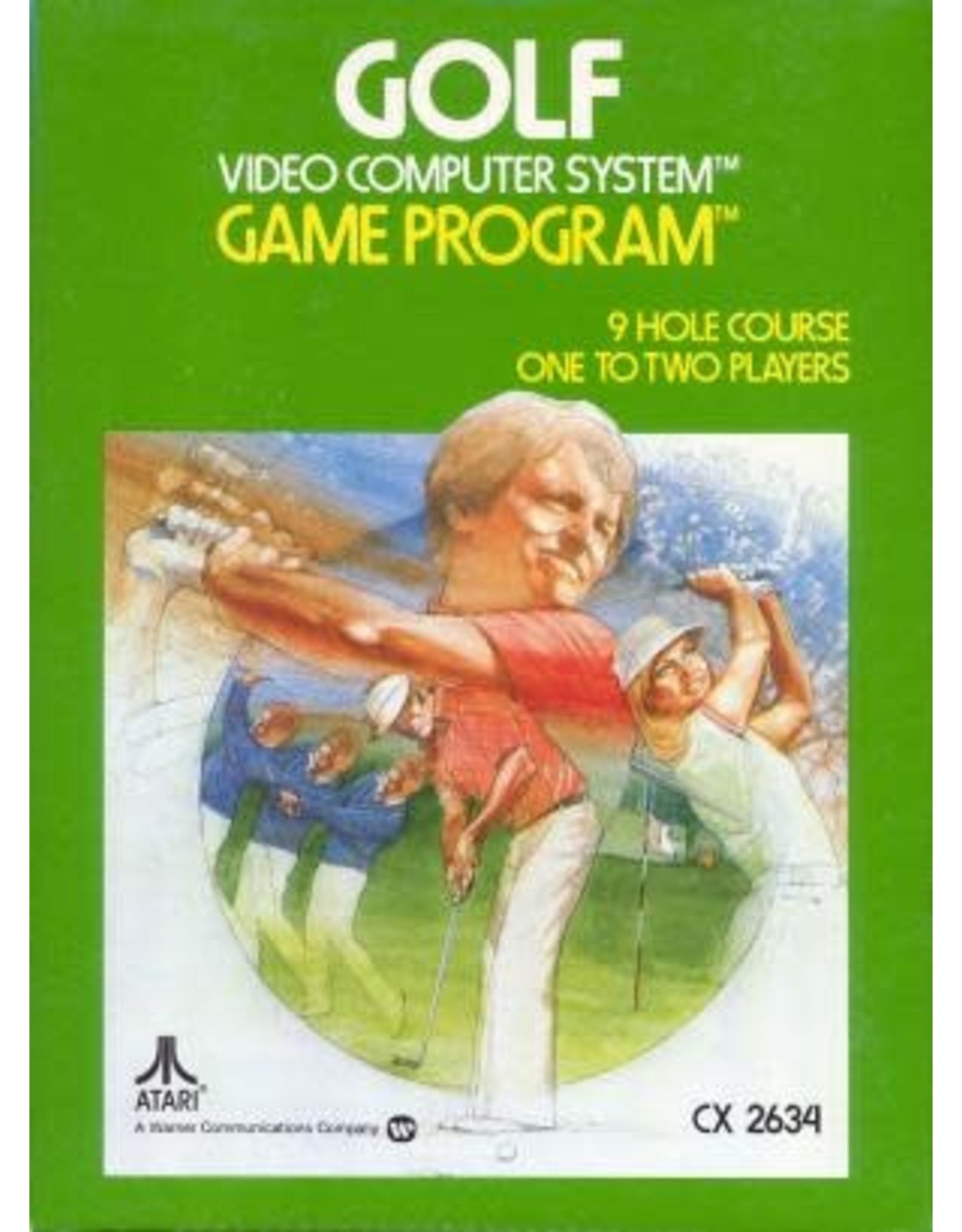 Atari 2600 Golf (Cart Only, Text Label)