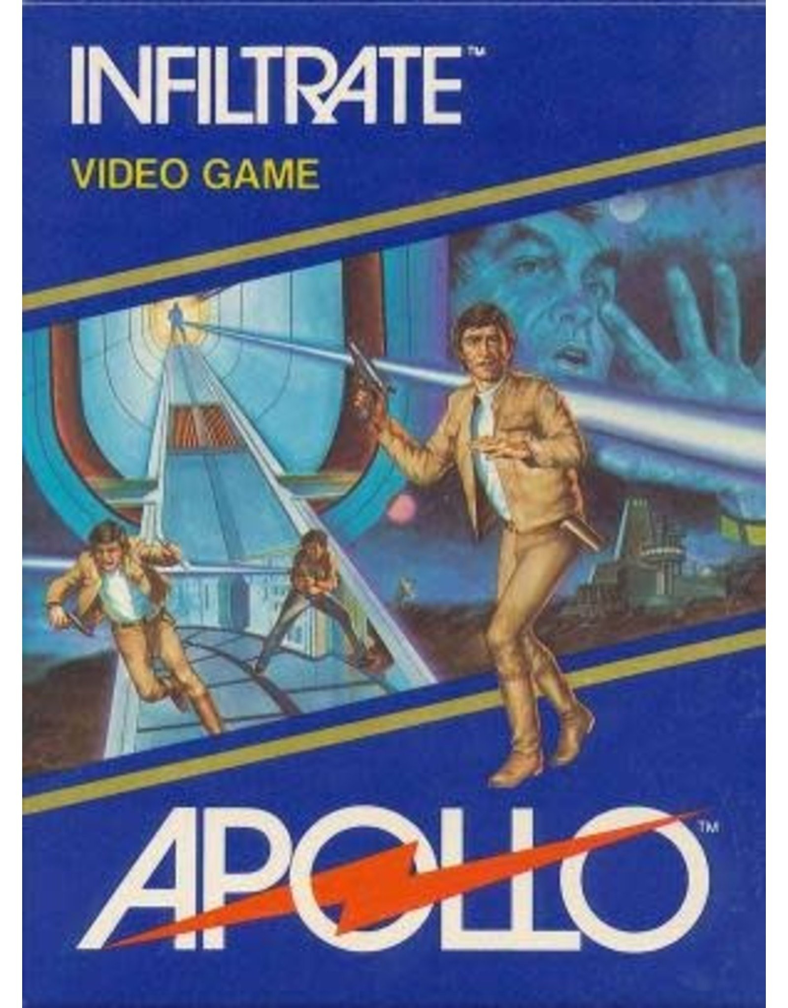 Atari 2600 Infiltrate (Cart Only, Damaged Label)