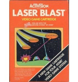 Atari 2600 Laser Blast (Cart Only, Cosmetic Damage)