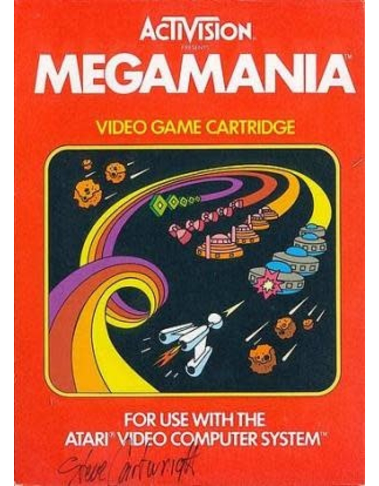Atari 2600 Megamania (Cart Only, Damaged Label)