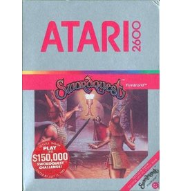 Atari 2600 Swordquest Fireworld (Cart Only, Cosmetic Damage)