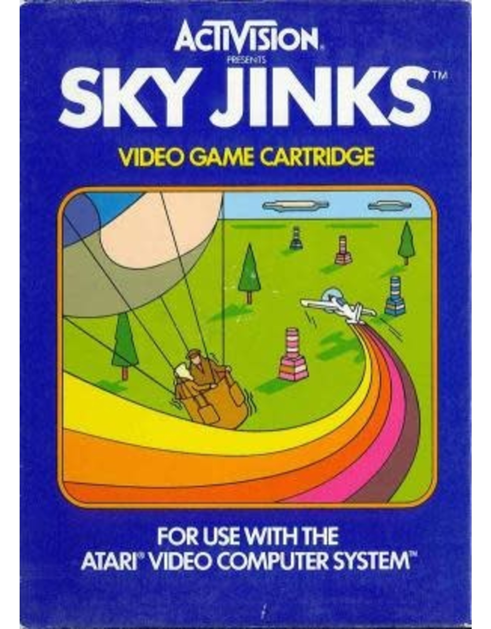 Atari 2600 Sky Jinks (Cart Only, Damaged Label)