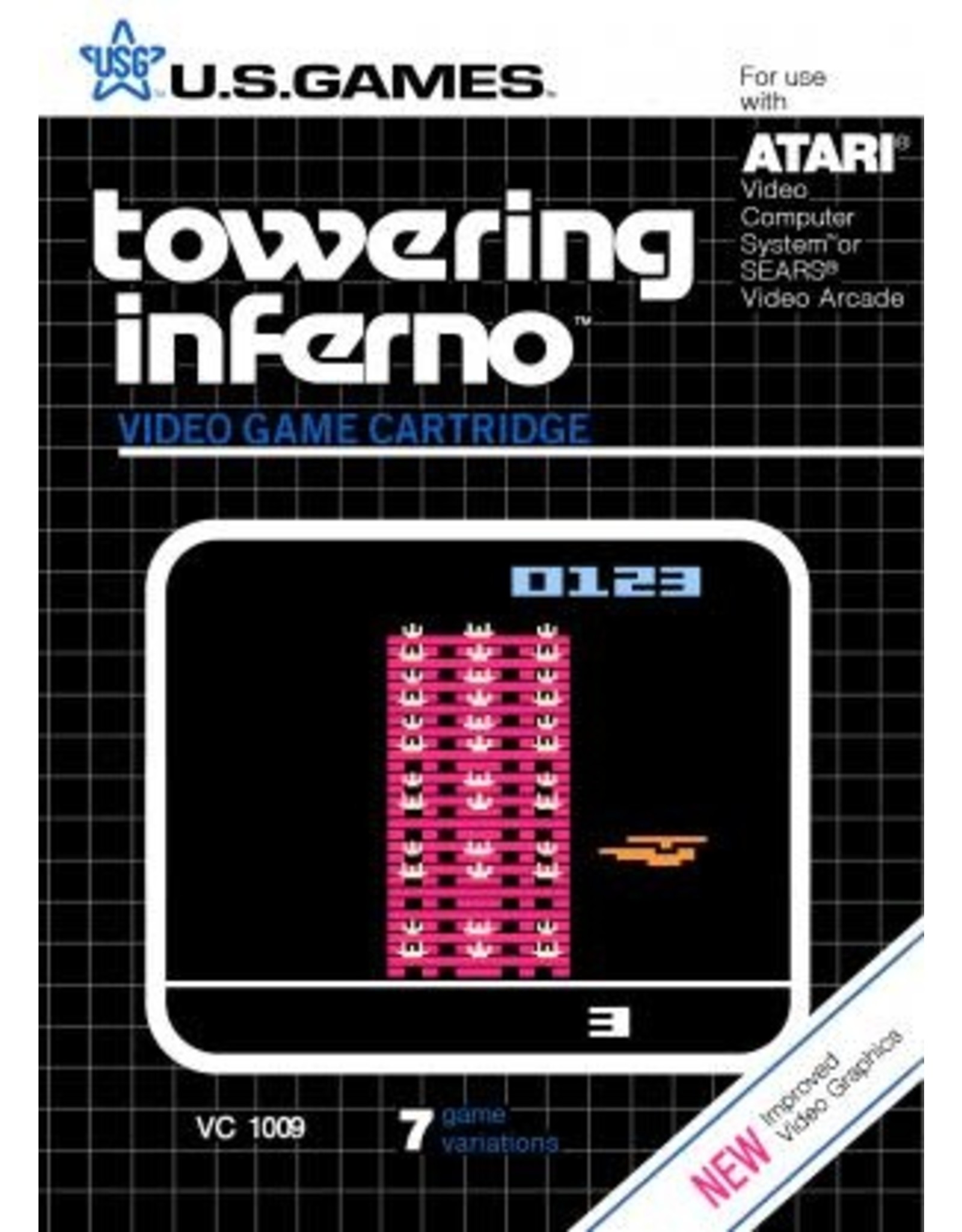 Atari 2600 Towering Inferno (Cart Only)