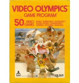 Atari 2600 Video Olympics (Cart Only, Damaged End Label)