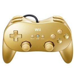 Wii Gold Wii Classic Controller Pro