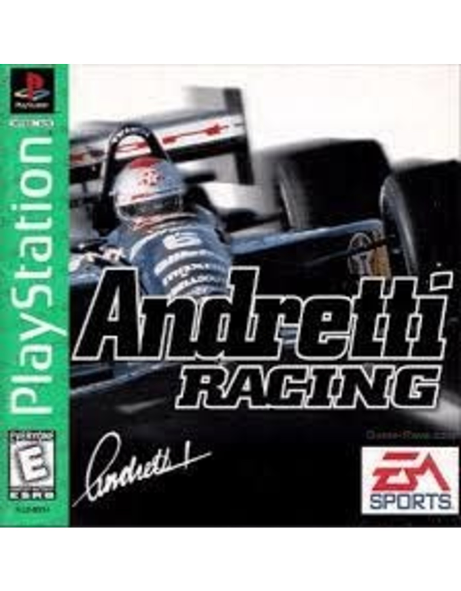 Playstation Andretti Racing (Greatest Hits, Sticker on Manual, Writing on discCiB)