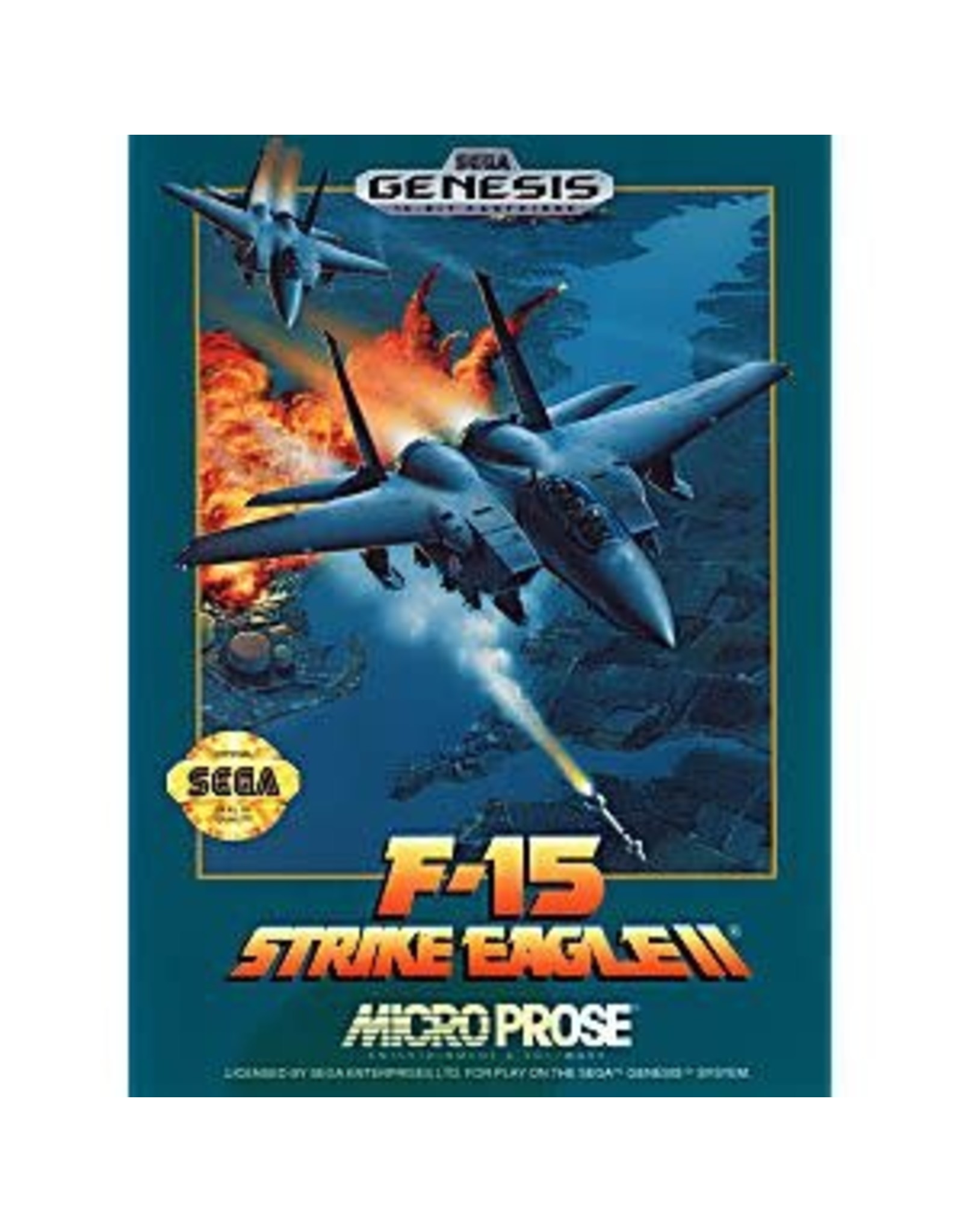 sega genesis f 15 strike eagle