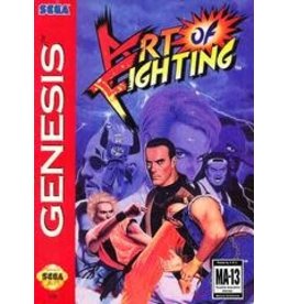 Sega Genesis Art of Fighting (Cart, Manual, Cut Box)