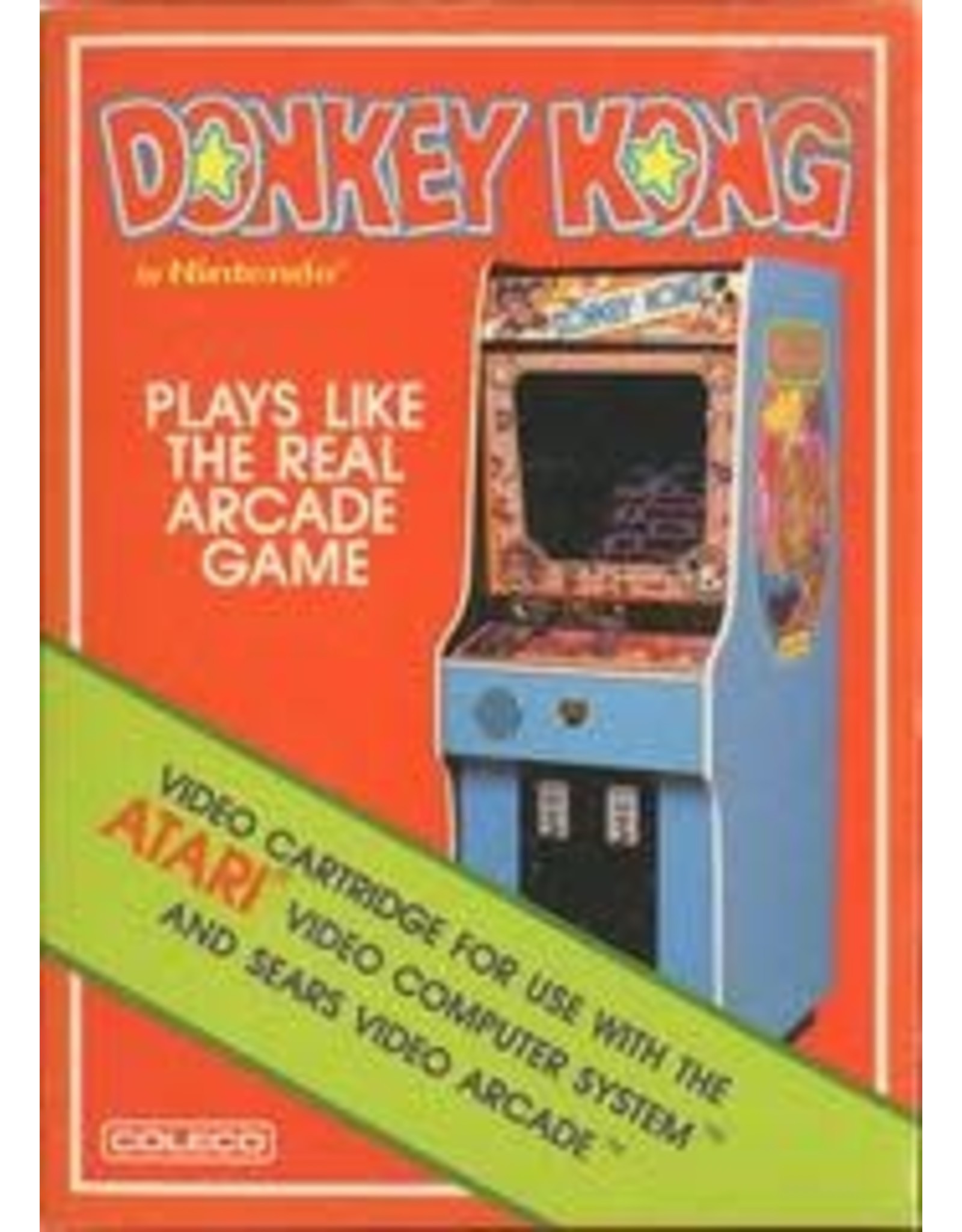 Atari 2600 Donkey Kong (Coleco Label, Cart Only)