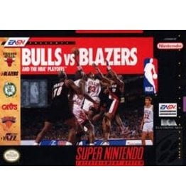 Super Nintendo Bulls Vs Blazers and the NBA Playoffs (Cart Only)