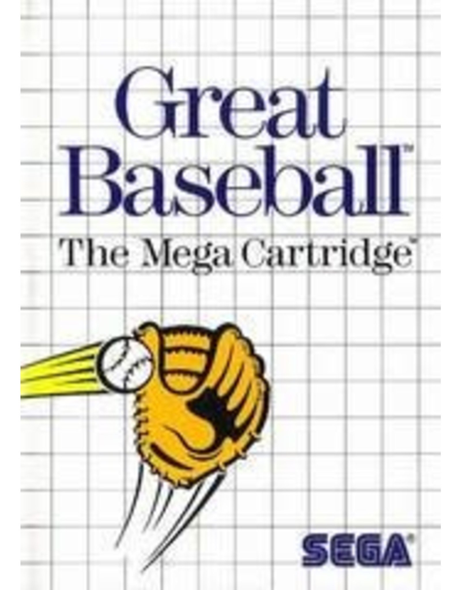 Sega Master System Great Baseball (Cart Only, Damaged Label)