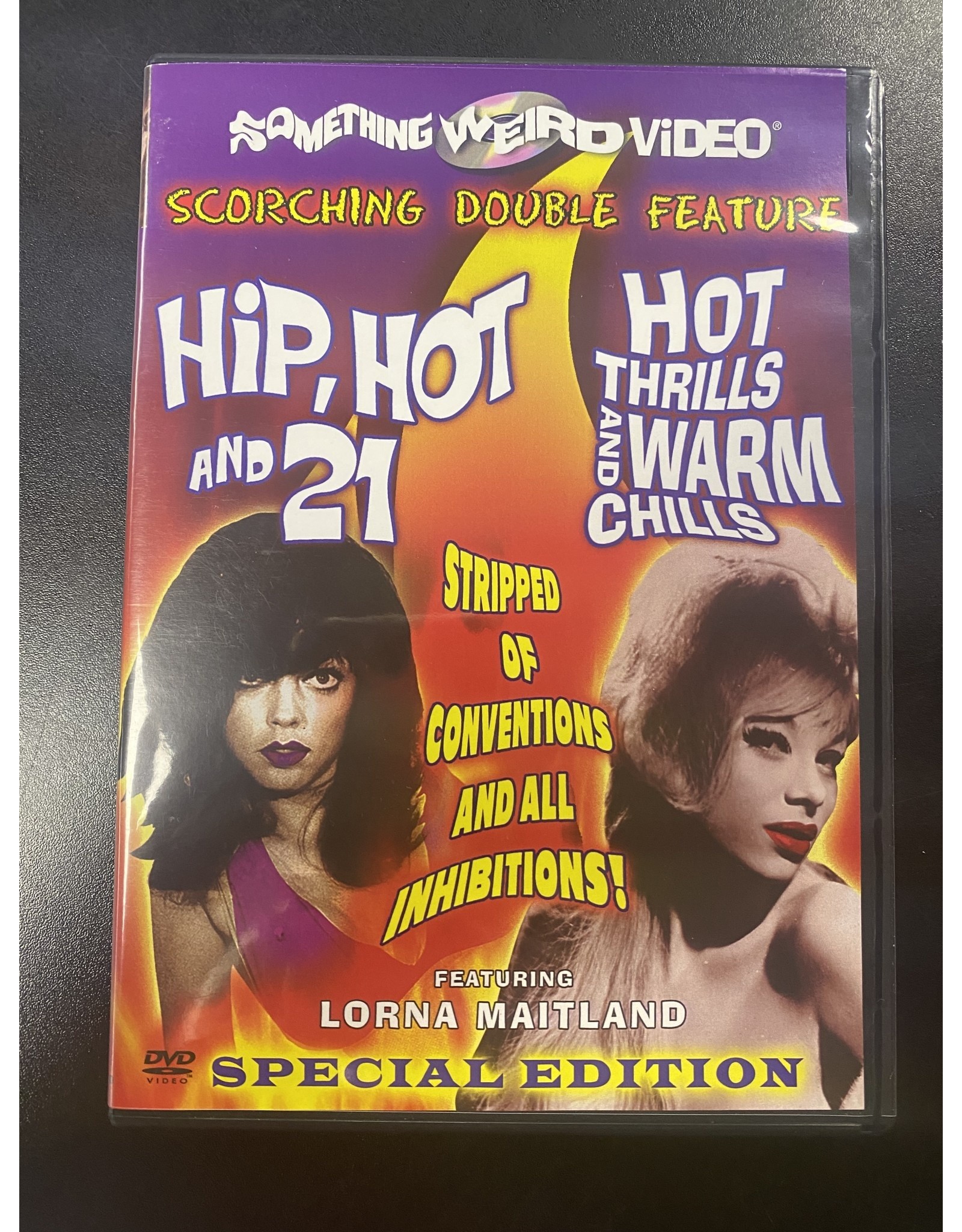 Cult & Cool Hip, Hot and 21 / Hot Thrills and Warm Chills - Something Weird Video (Used)