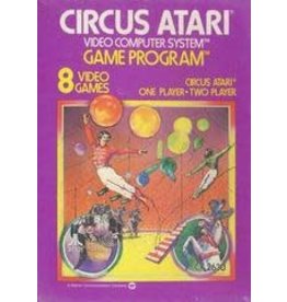 Atari 2600 Circus Atari (Cart Only, Text Label, Missing End Label)