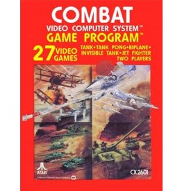 Atari 2600 Combat (Cart Only, Text Label, Missing End Label)