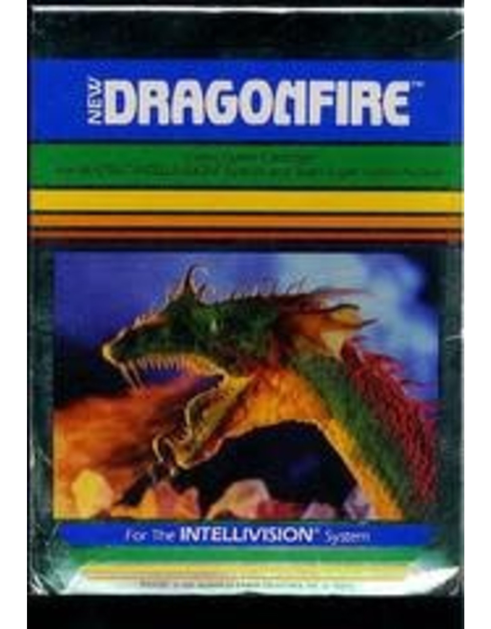 Intellivision Dragonfire (Cart Only, Damaged Label)