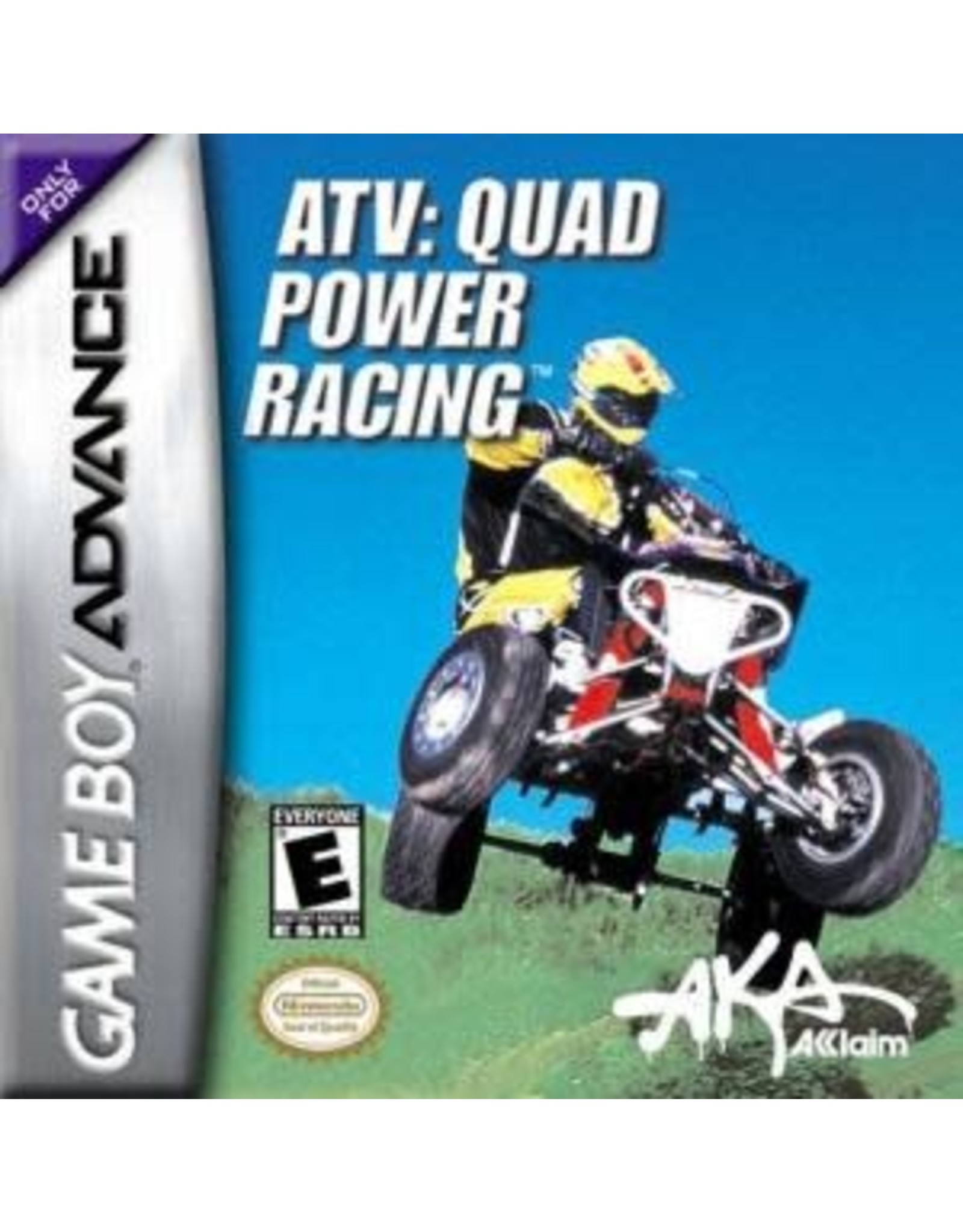Game Boy Advance ATV Quad Power Racing (Cart Only, Damaged Label)