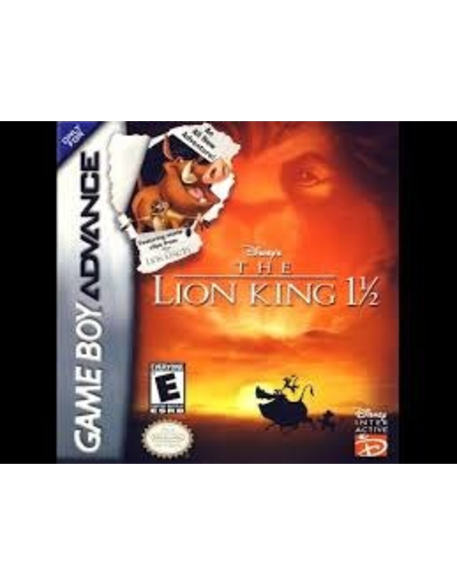 Game Boy Advance The Lion King 1 1/2