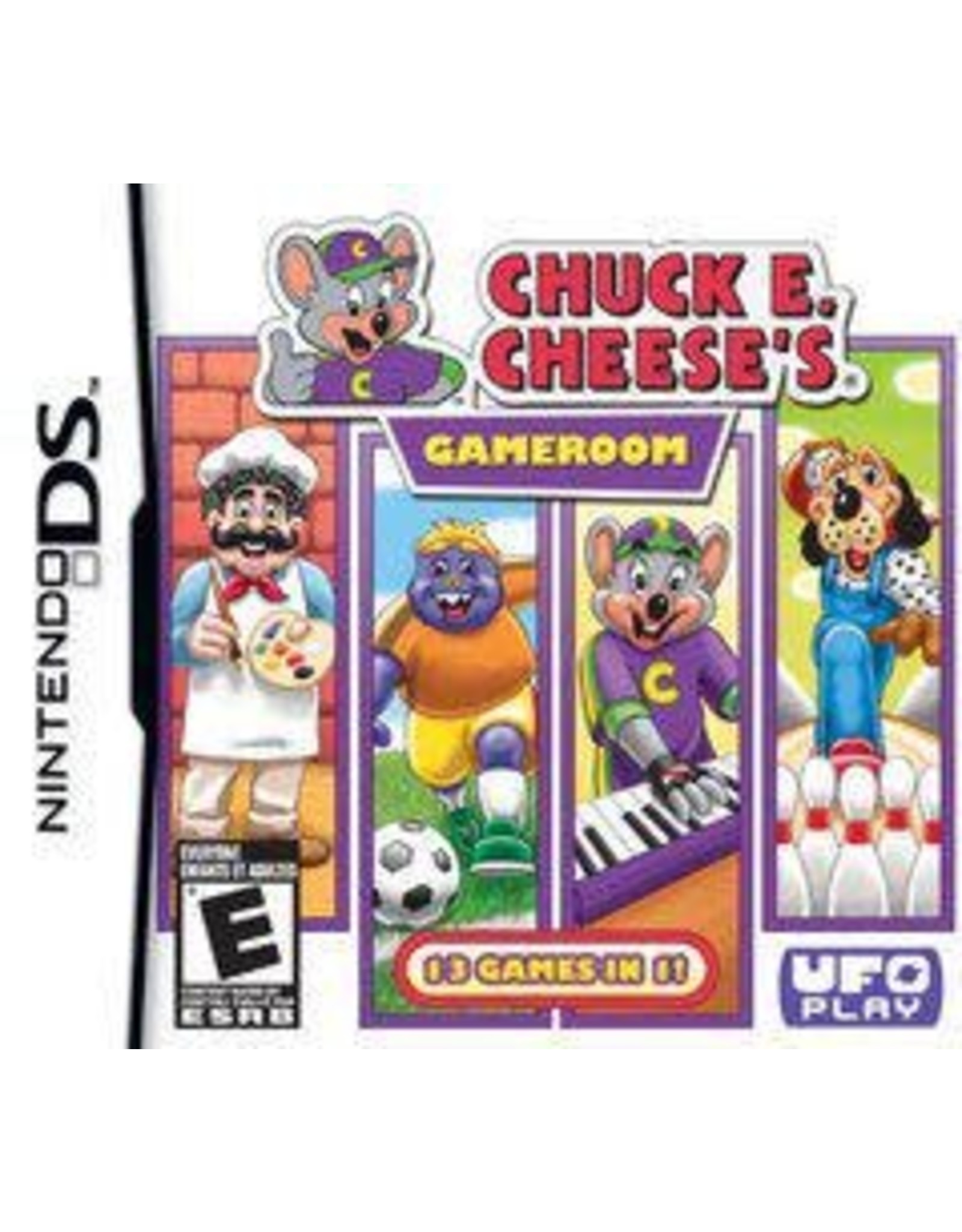 Nintendo DS Chuck E. Cheese's Gameroom (Cart Only, Damaged Label)