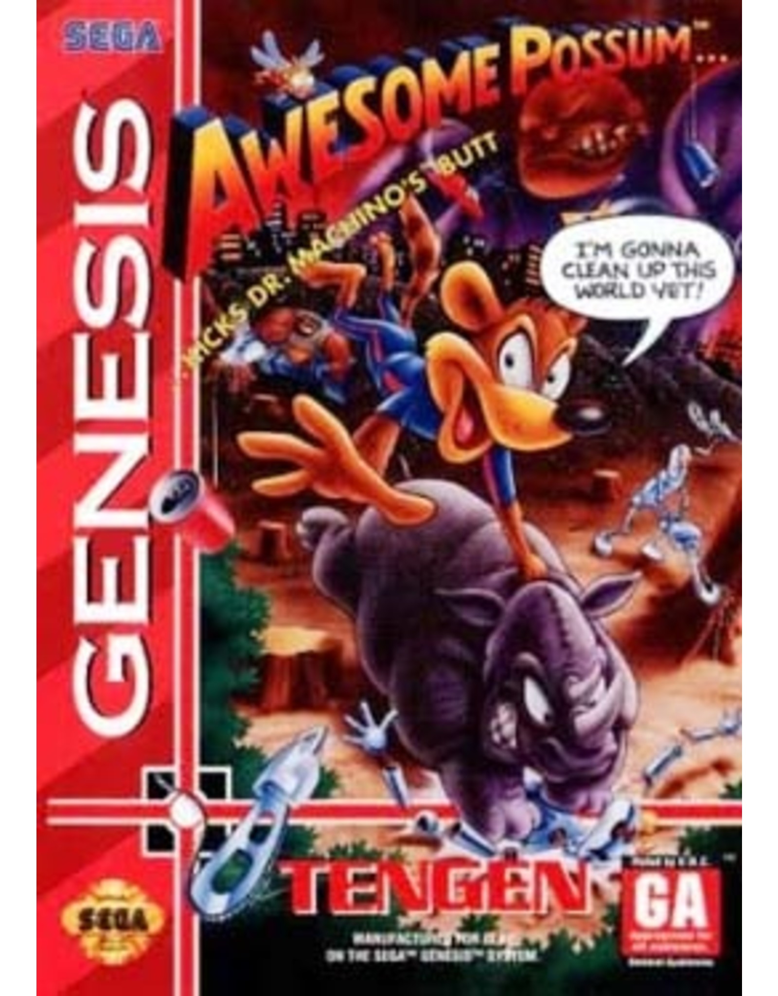 Sega Genesis Awesome Possum (CiB)