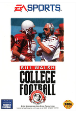 Sega Genesis Bill Walsh College Football (CiB, Damaged Label)