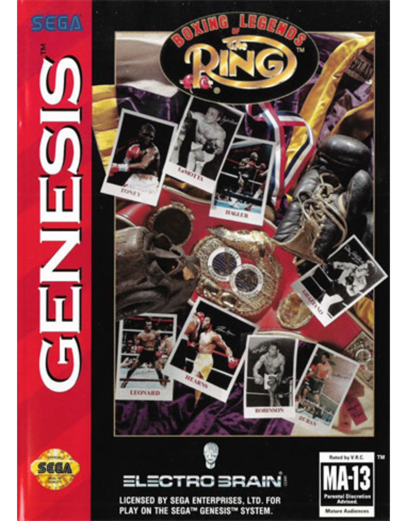 Sega Genesis Boxing Legends Of The Ring (CiB)