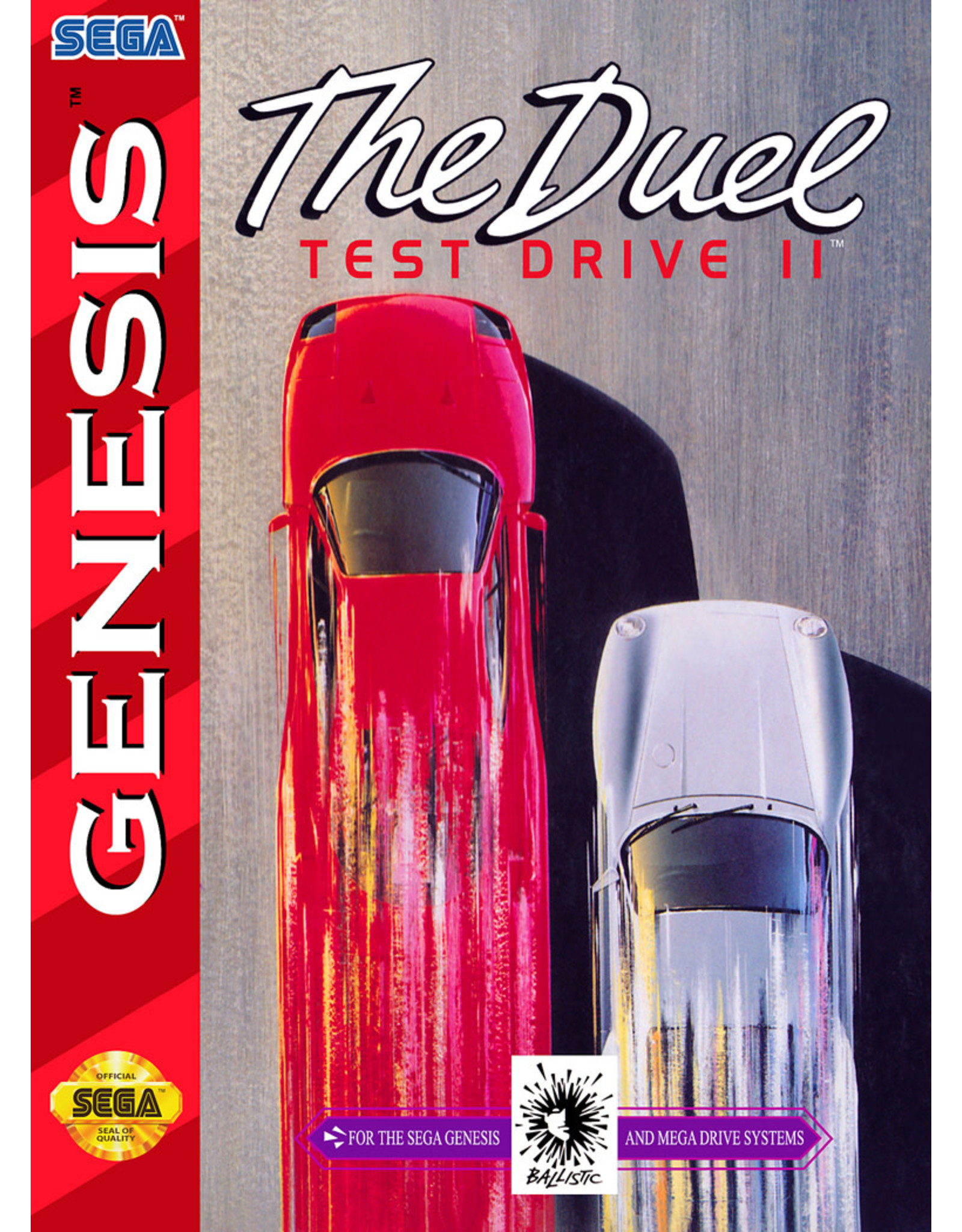 Sega Genesis Duel Test Drive II, The (Cart Only)
