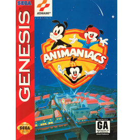 Sega Genesis Animaniacs (Cart Only, Damaged Label)