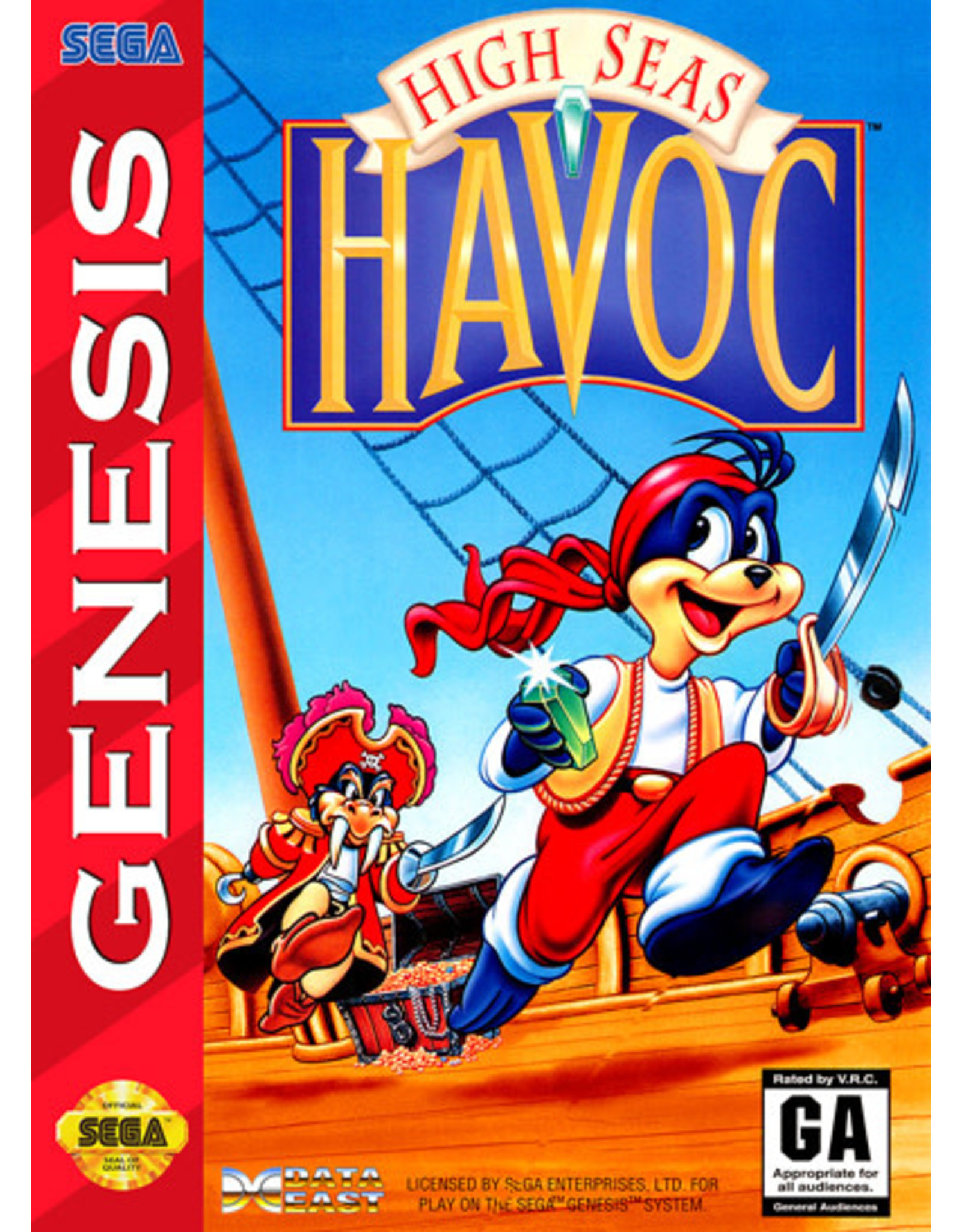 Sega Genesis High Seas Havoc (Cart Only)