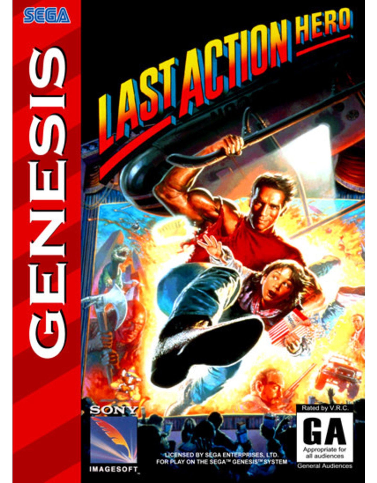 Sega Genesis Last Action Hero (Boxed, No Manual)