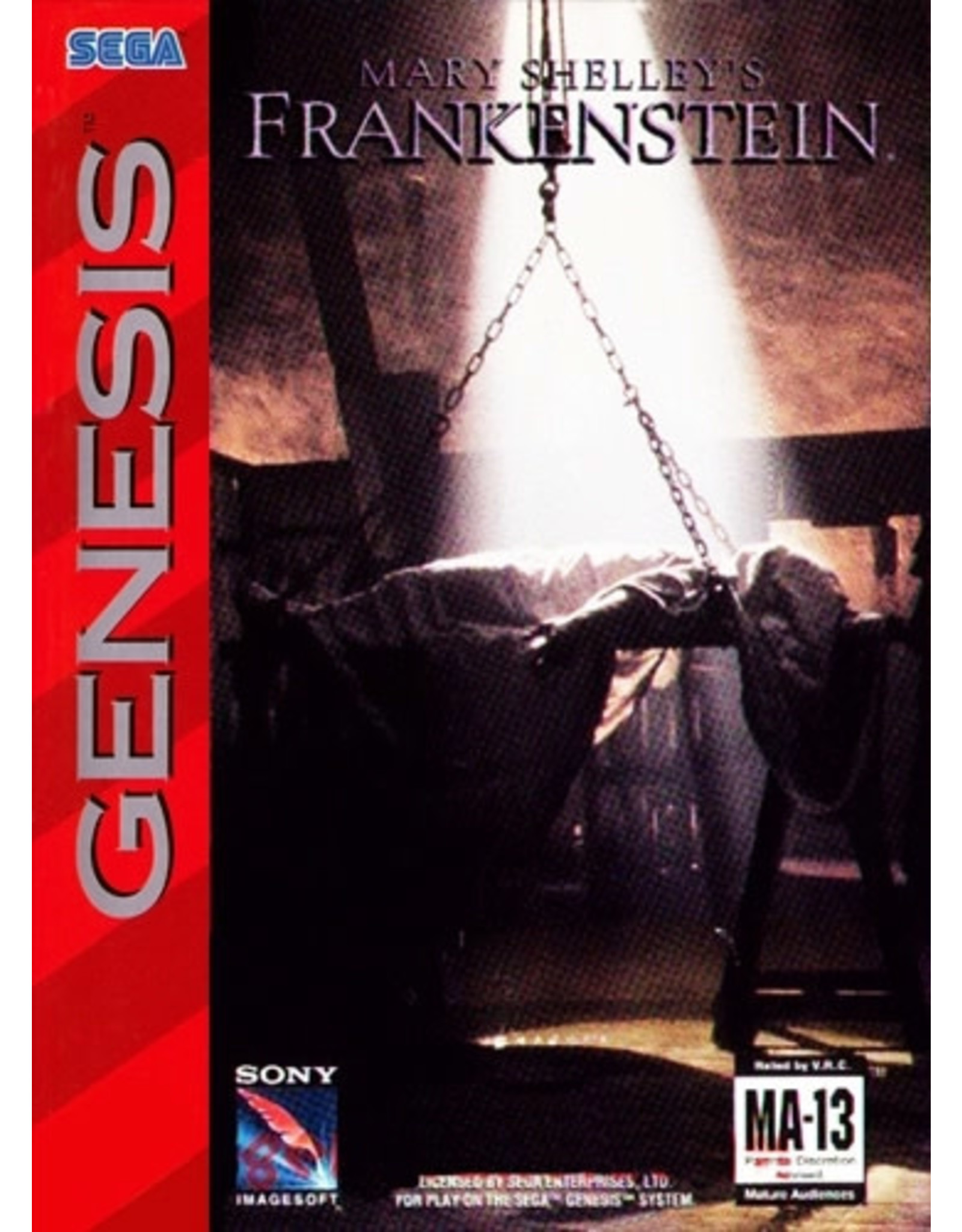Sega Genesis Mary Shelley's Frankenstein (CiB)