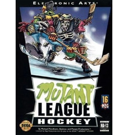 Sega Genesis Mutant League Hockey (Cart Only, Damaged Label)