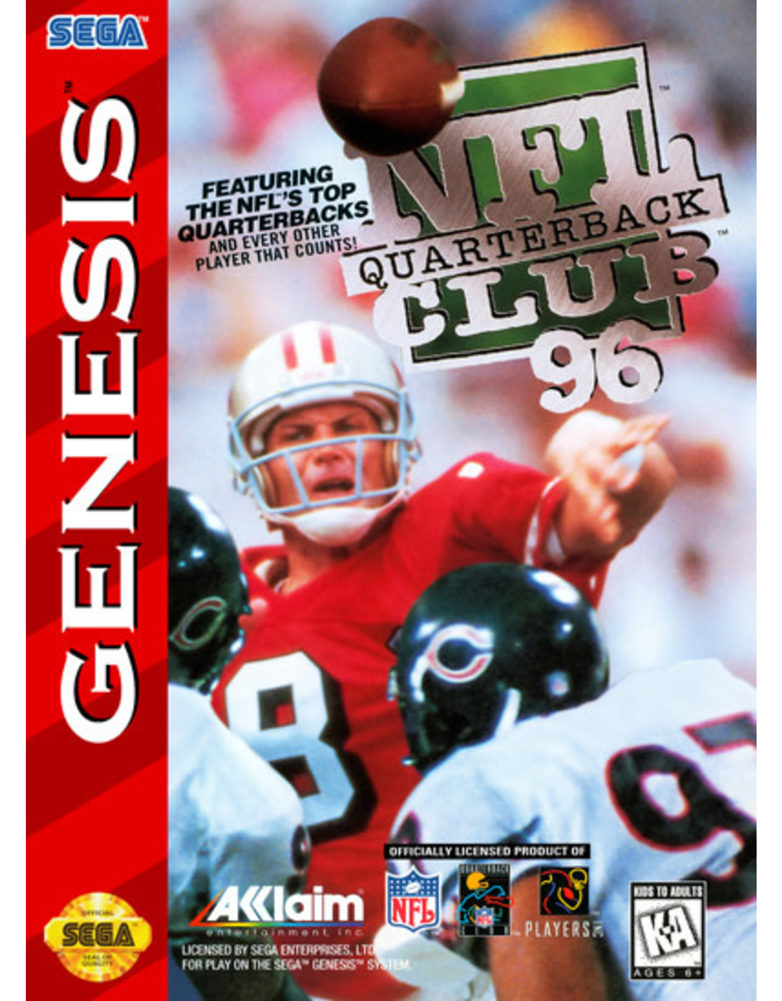Sega Genesis NFL Quarterback Club 96 (CiB) - Video Game Trader