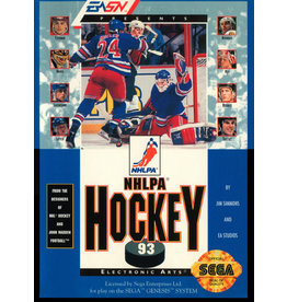 Sega Genesis NHLPA Hockey '93 (Cart Only, Damaged Label)