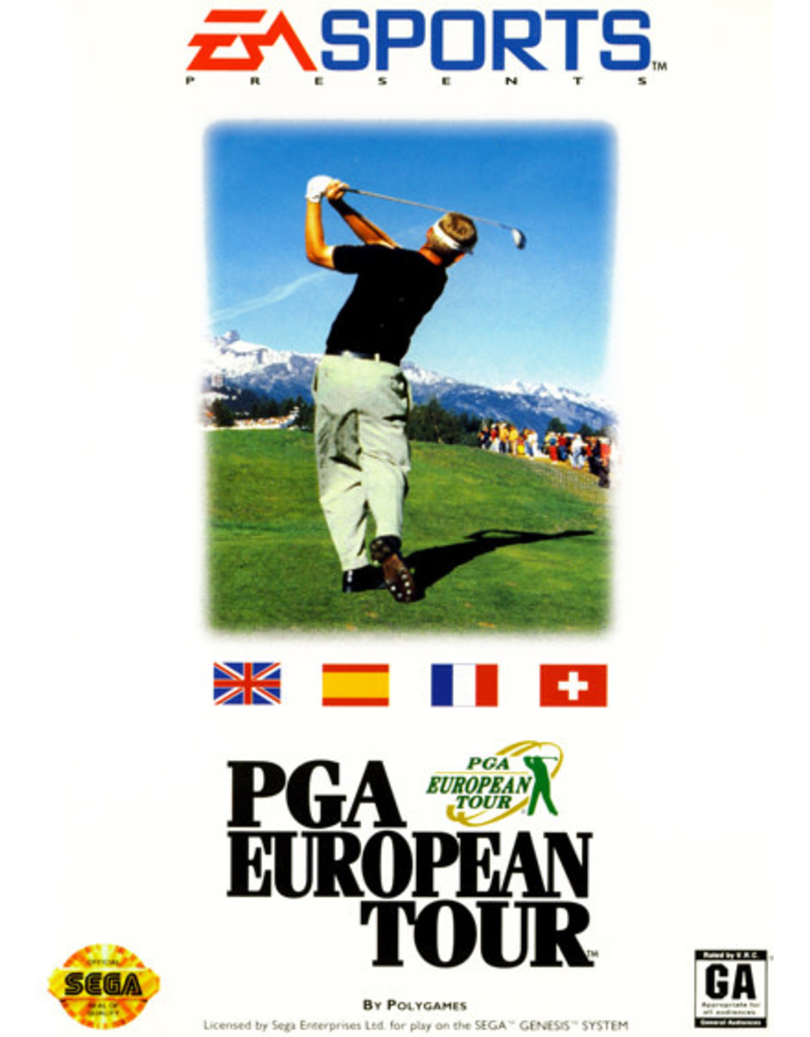 Sega Genesis PGA European Tour (Boxed, No Manual)