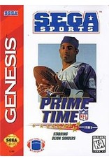 Sega Genesis Prime Time NFL Football starring Deion Sanders (Cardboard Box, CiB)