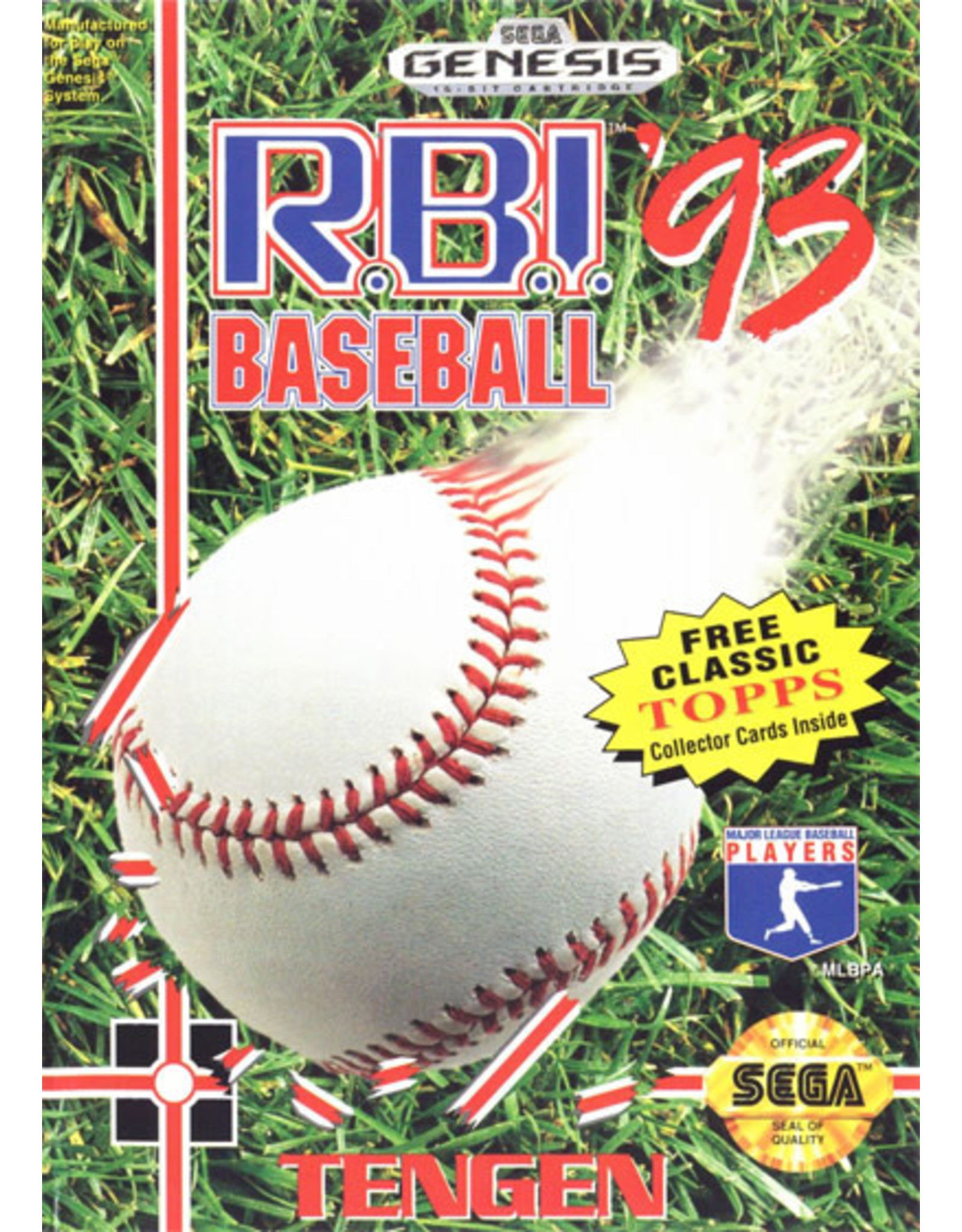 Sega Genesis RBI Baseball '93 (Cart Only)