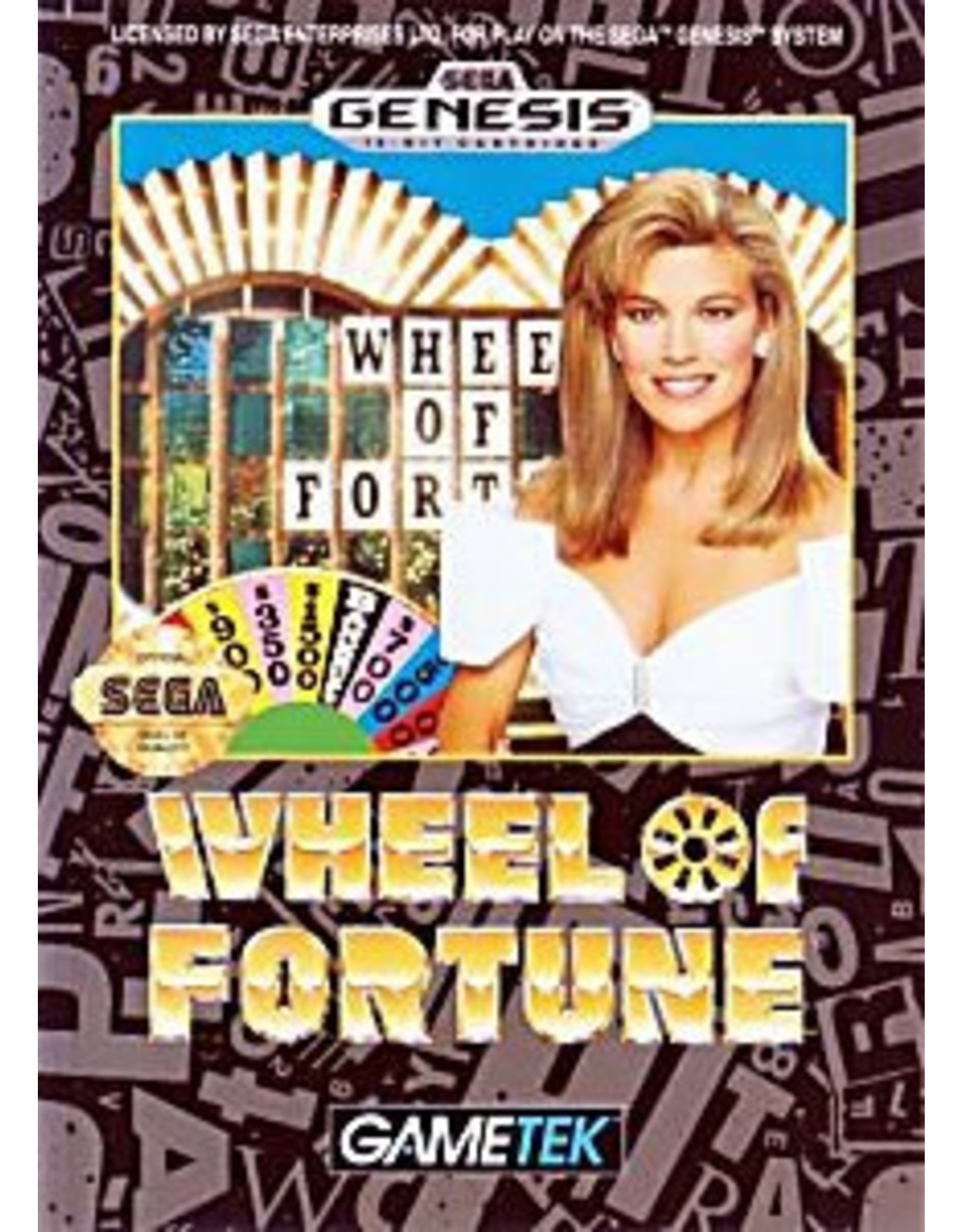 Sega Genesis Wheel of Fortune (Boxed, No Manual)