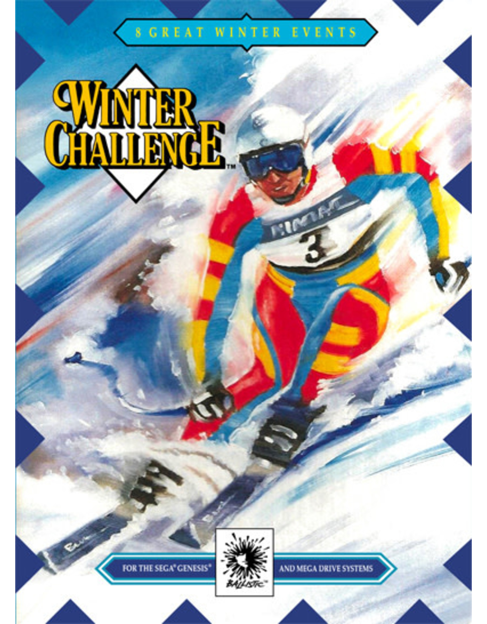 Sega Genesis Winter Challenge (Boxed, No Manual)