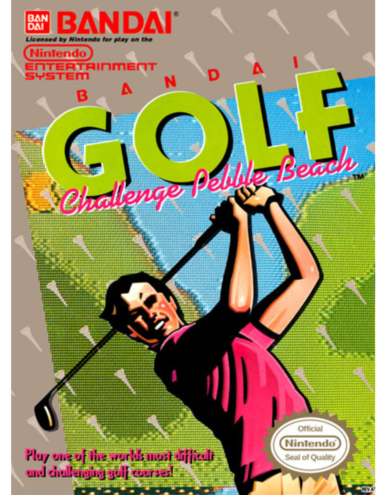 NES Bandai Golf Challenge Pebble Beach (Cart Only)