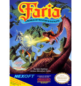 NES Faria (Boxed, No Manual, Damaged Box, Lightly Damaged Cart)