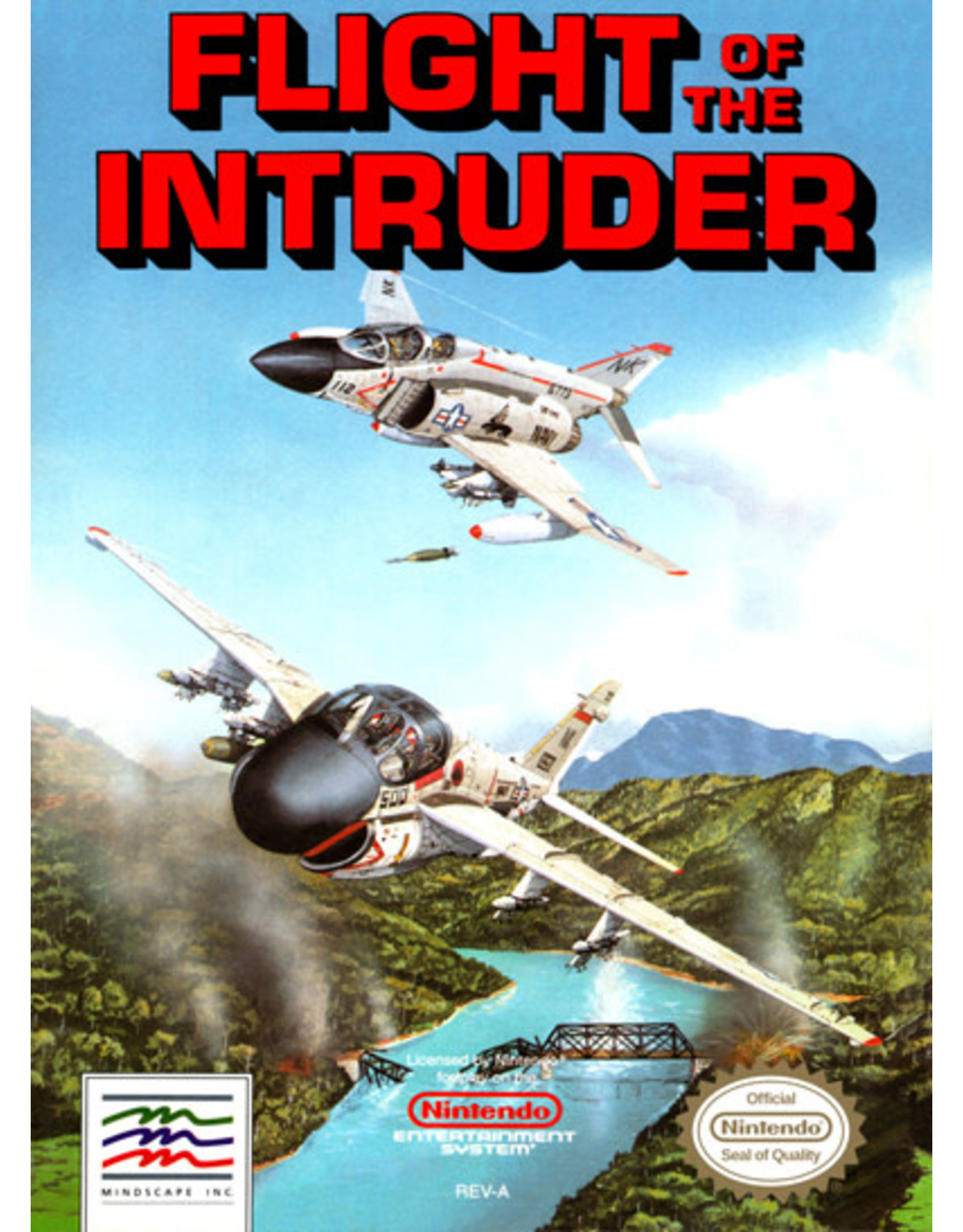 NES Flight of the Intruder (Cart Only, Damaged Label)