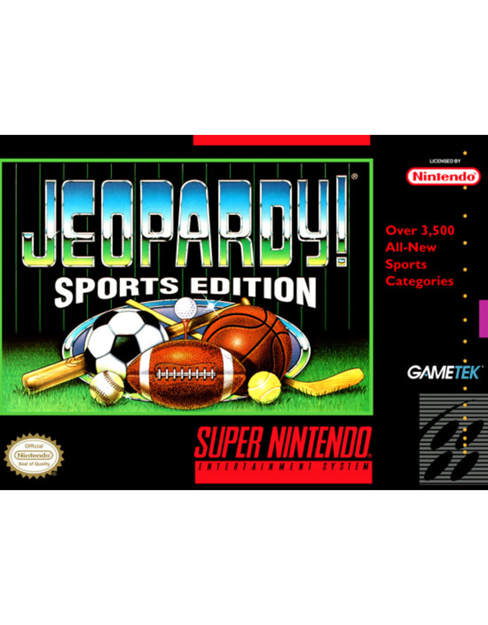 Super Nintendo Jeopardy Sports Edition (Cart Only)